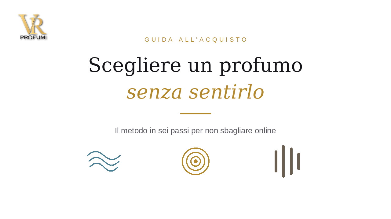 Scegliere un profumo senza sentirlo — guida all'acquisto Varriale Profumi