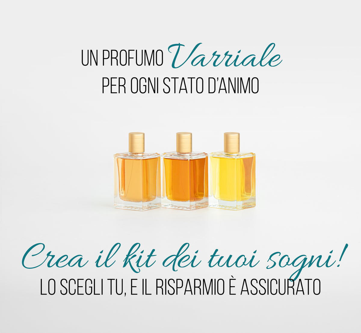 Set of 3 100ml Perfumes