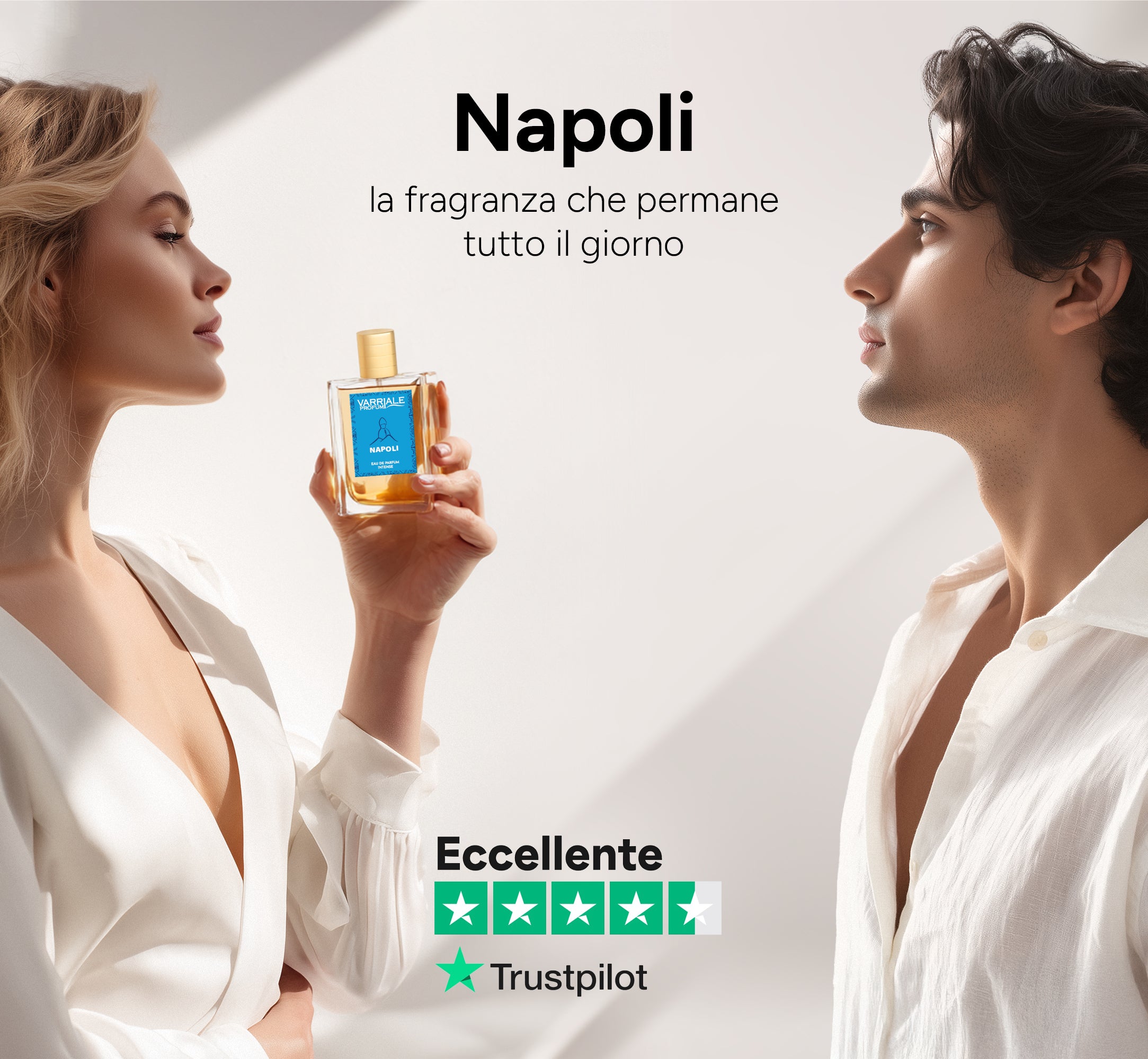 Napoli - profumo audace e sofisticato che unisce note floreali e orientali, creando una fragranza irresistibile e avvolgente.