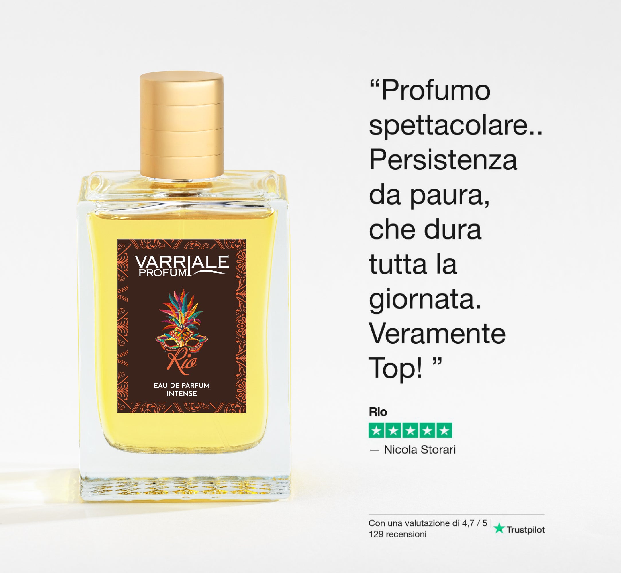 Rio - un mix affascinante di note legnose &amp; speziate, perfetta per chi ama fragranze che lasciano un segno indelebile!